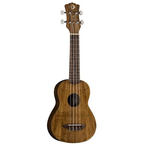 Luna Uke Flamed Acacia Soprano w/Gigbag UKE ACS, UKE ACS