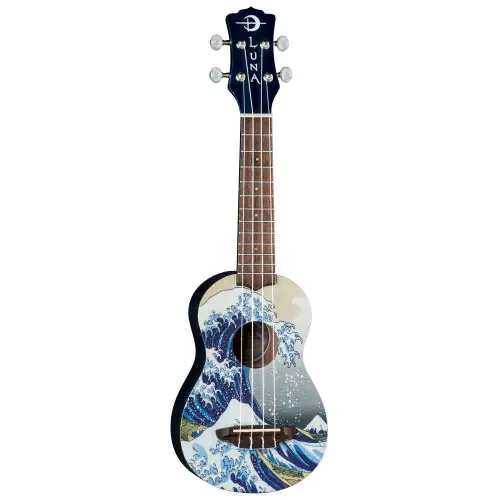 Luna Uke Great Wave Soprano w/Gigbag UKE GW SOPRANO, UKE GW SOPRANO
