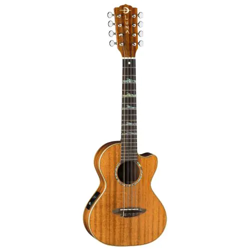 Luna Uke High Tide Tenor 8 String w/Preamp UKE HTT 8, UKE HTT 8