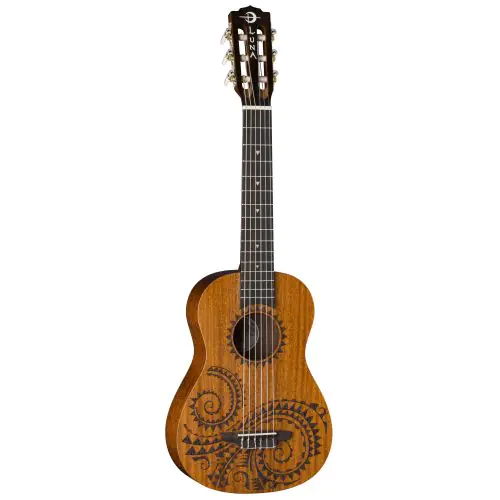 Luna Uke Tattoo Mahogany 6 String Baritone UKE TAT 6 MAH, UKE TAT 6 MAH