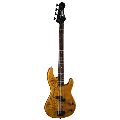 Luna Tattoo Electric Bass 34 Inch Scale TAT 34, TAT 34