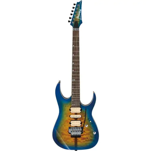 Ibanez RG Premium RG6PFGMLTD GBB Geyser Blue Burst Electric Guitar w/Case, RG6PFGMLTDGBB