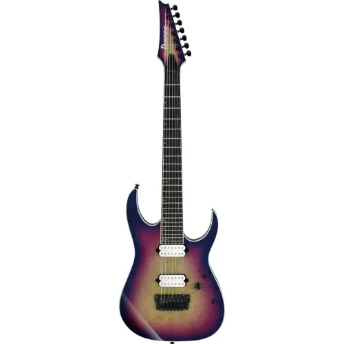Ibanez RG Iron Label 7 String Northern Lights Burst RGIX7FDLBNLB Electric Guitar, RGIX7FDLBNLB