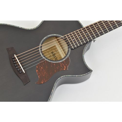 Schecter Orleans Stage 7 String Acoustic Guitar in See Thru Black Satin