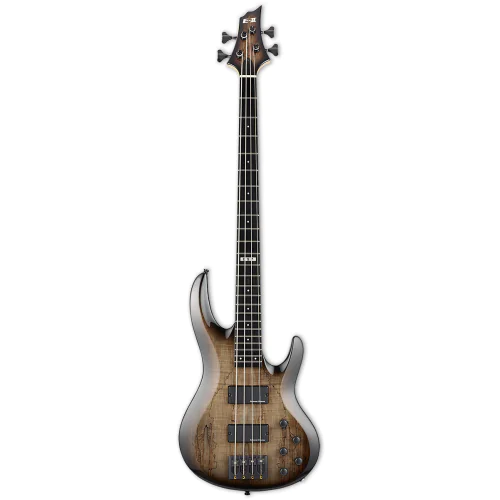 ESP E-II BTL-4 String Bass Guitar in Black Natural Burst, E-II BTL-4