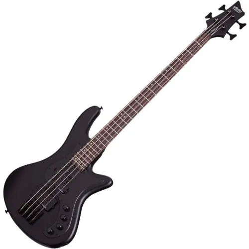 Schecter Stiletto Stealth-4 Electric Bass Satin Black, 2522