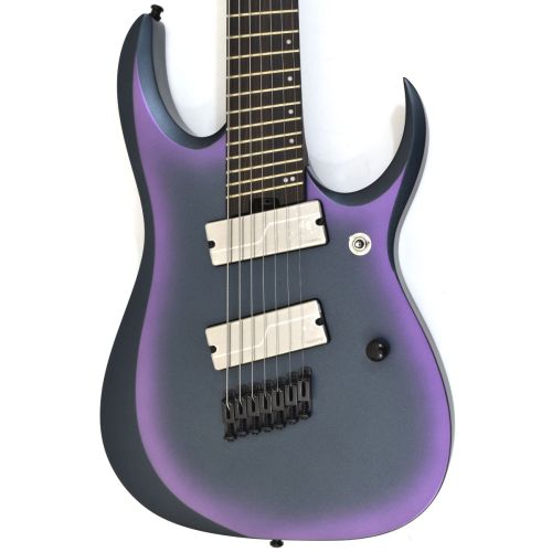 Ibanez RGD71ALMS BAM RGD Axion Label Multi Scale 7 String Black Aurora Burst Matte Electric Guitar