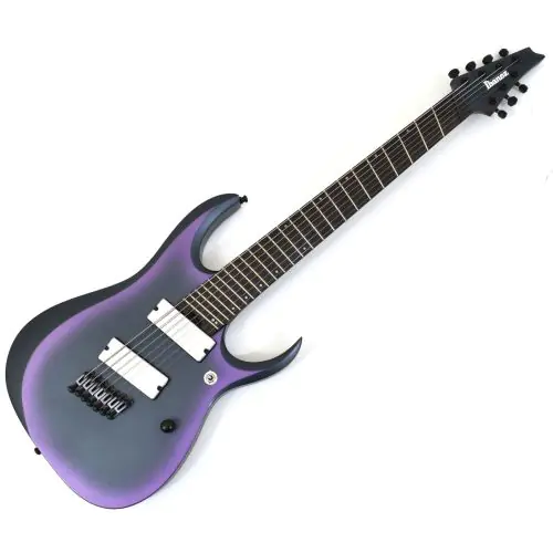 Ibanez RGD71ALMS BAM RGD Axion Label Multi Scale 7 String Black Aurora Burst Matte Electric Guitar, RGD71ALMSBAM