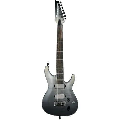 Ibanez S71AL BML S Axion Label 7 String Black Mirage Gradation Low Gloss Electric Guitar, S71ALBML