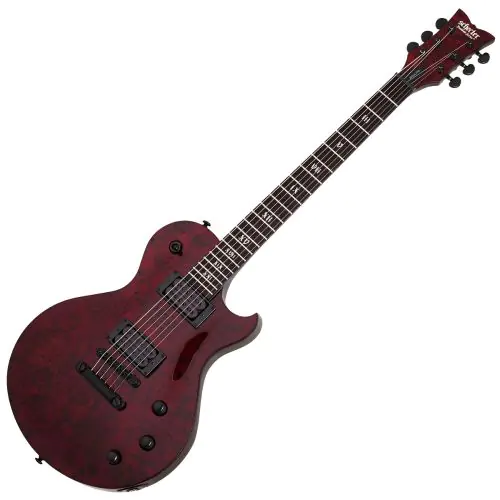 Schecter Solo-II Apocalypse Electric Guitar in Red Reign, 1293