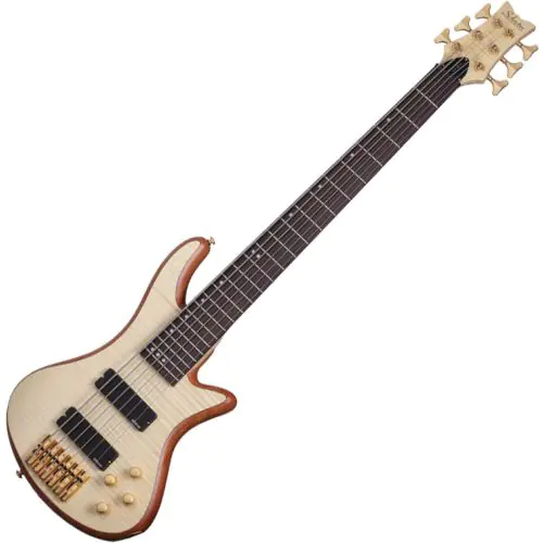 Schecter Stiletto Custom-6 Electric Bass Gloss Natural, 2543