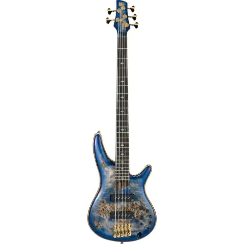 Ibanez SR Premium SR2605 5 String Cerulean Blue Burst Bass Guitar, SR2605CBB