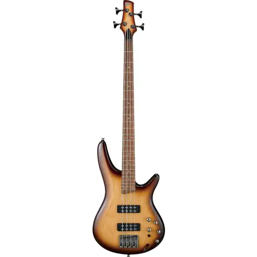 Ibanez SR Standard SR370E 4 String Natural Browned Burst Bass Guitar, SR370ENNB