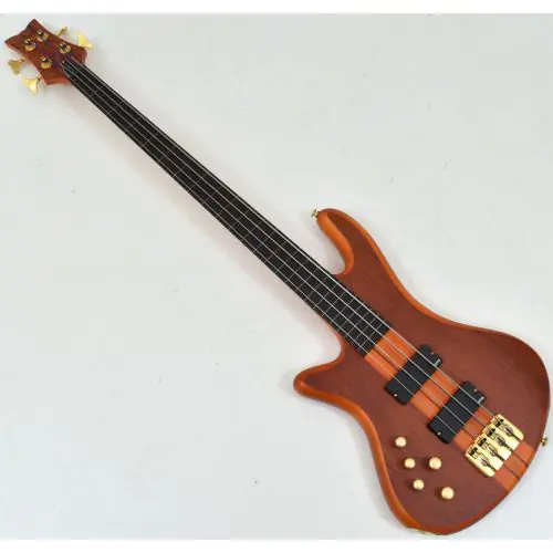 Schecter Stiletto Studio-4 FL Left-Handed Electric Bass Honey Satin, 2765