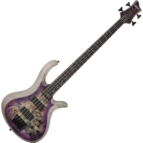 Schecter RIOT-4 Electric Bass in Satin Aurora Burst, 1450