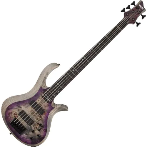 Schecter RIOT-5 Electric Bass in Satin Aurora Burst, 1452