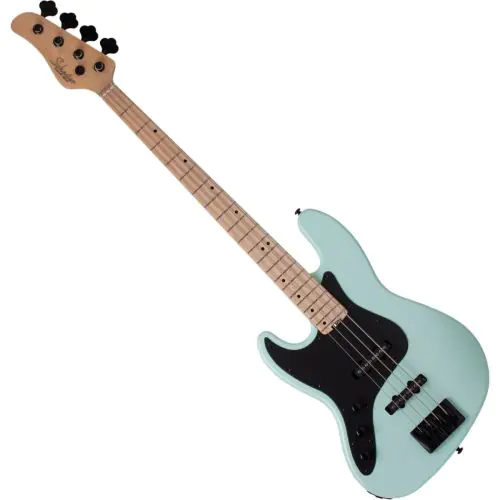 Schecter J-4 Left Handed Electric Bass in Sea foam Green, 2914