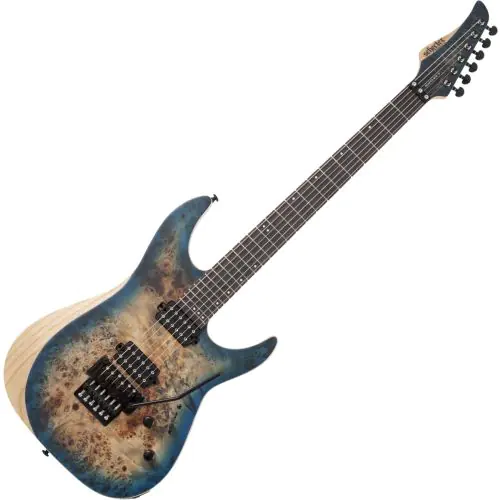 Schecter Reaper-6 FR Electric Guitar in Satin Sky Burst, 1504