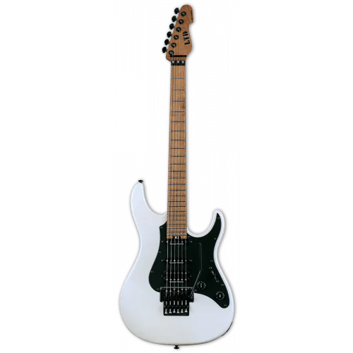 ESP LTD SN-1000FR Pearl White Electric Guitar, LSN1000FRMPW