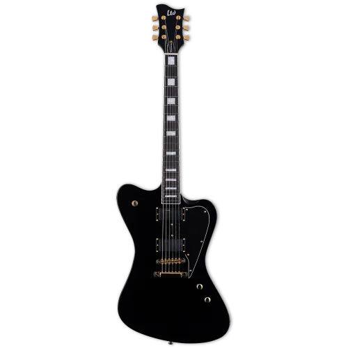 ESP LTD SPARROWHAWK Bill Kelliher Mastodon Black Electric Guitar w/Case, LSPARROWHAWKBLK