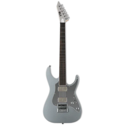 ESP LTD KS M-6 Evertune Ken Susi Metallic Silver Electric Guitar w/Case, LKSM6ETMS