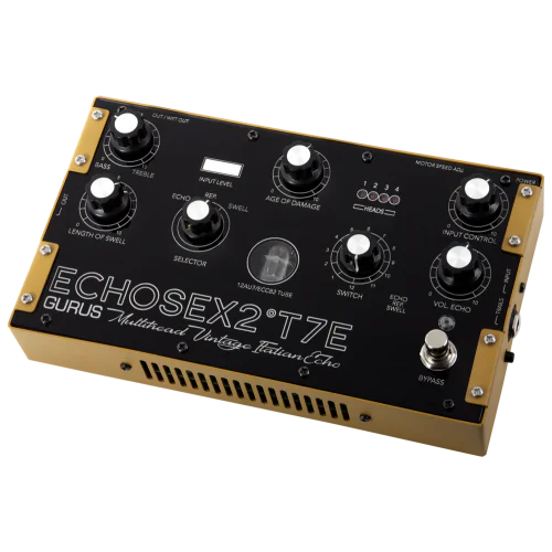 Gurus Echosex 2 T7E Real Binson Multihead Tube Driven Delay Pedal, GURUS-ES2T7E