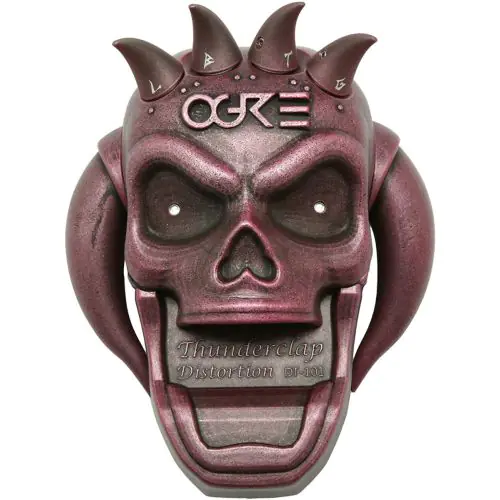 Ogre Thunderclap Distortion Special Edition Pedal - Red, THUNDERCLAP-R
