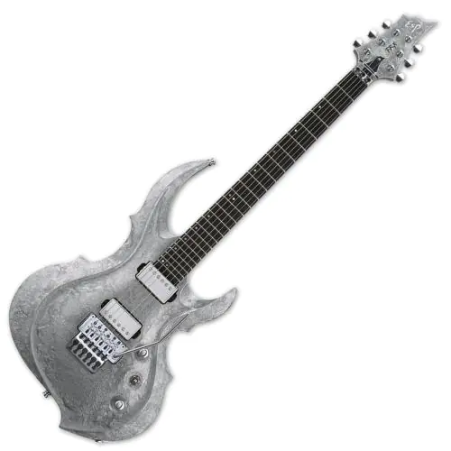 ESP FRX Original Series Electric Guitar in Liquid Metal Silver, ESP FRX LMS