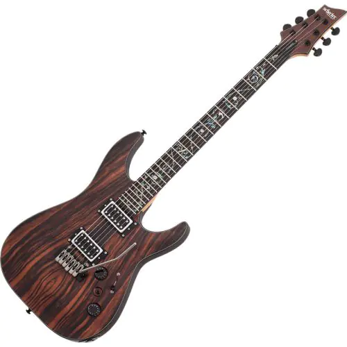 Schecter C-1 Exotic Ebony Electric Guitar Natural Satin, SCHECTER3337