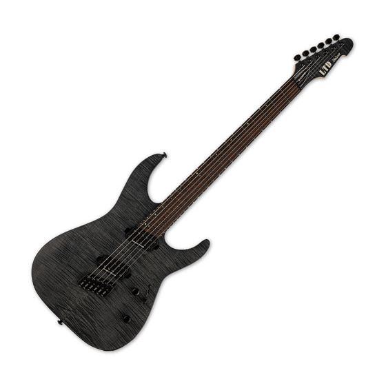 ESP LTD M-1000 Multi-Scale Electric Guitar See Thru Black Satin, LM1000MSFMSTBLKS
