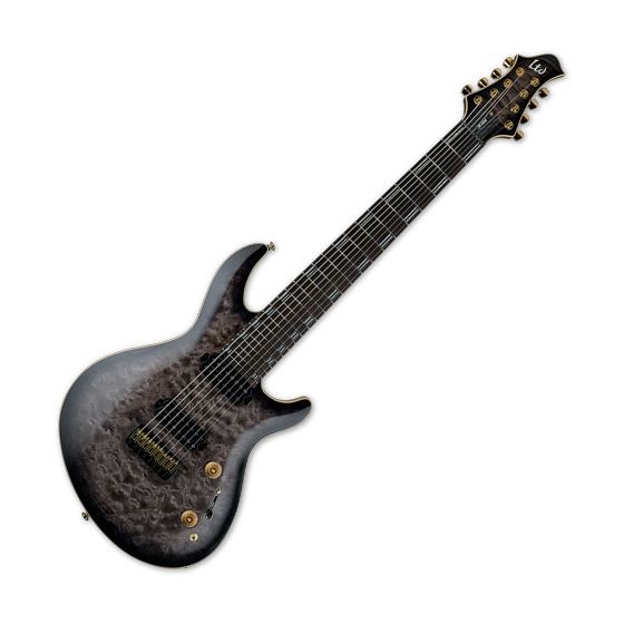 ESP LTD Javier Reyes JR-608 Electric Guitar Faded Blue Sunburst, LJR608QMFBSBF