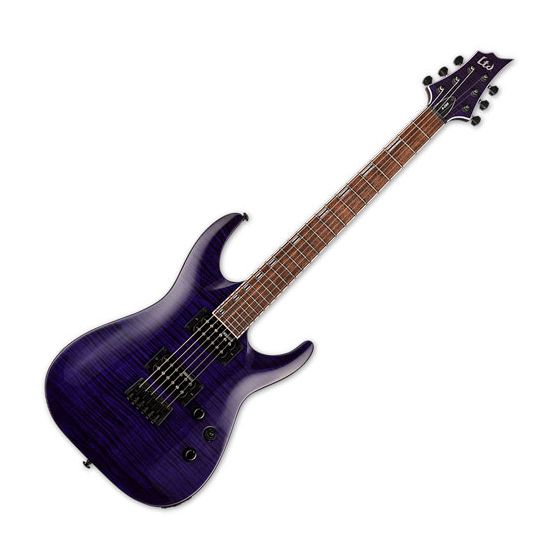 ESP LTD H-200FM Electric Guitar See Thru Purple, LH200FMSTP