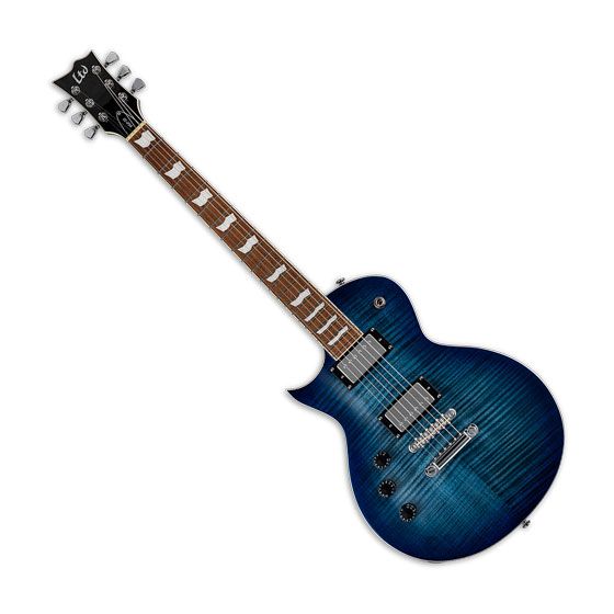 ESP LTD EC-256FM Left Handed Electric Guitar Cobalt Blue, LEC256CBLH
