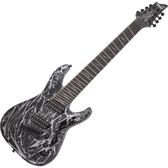 Schecter C-8 Multiscale Silver Mountain Electric Guitar, SCHECTER1464