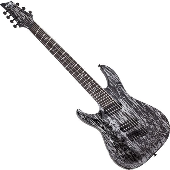 Schecter C-7 Multiscale Silver Mountain Left Handed Electric Guitar, SCHECTER1467