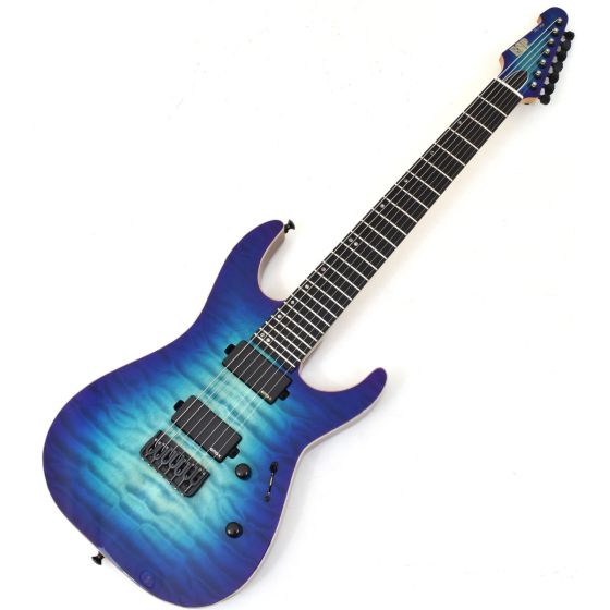 ESP USA M-7 HT Electric Guitar Violet Shadow, EUSM7HTQMEB55E4