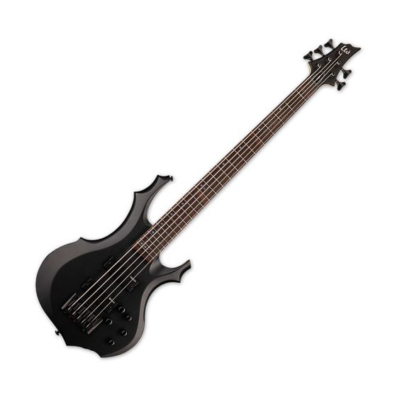 ESP LTD F-205 5 String Electric Bass Black Satin, LF205BLKS