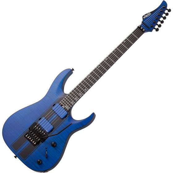 Schecter Banshee GT FR Electric Guitar Satin Trans Blue, SCHECTER1520