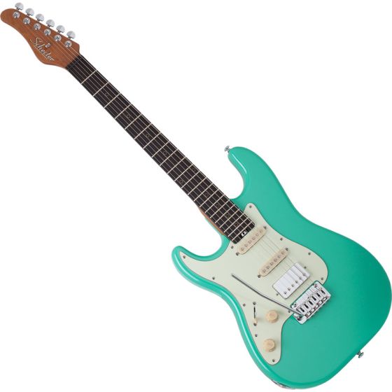 Schecter Nick Johnston Traditional HSS Left Handed Electric Guitar Atomic Green, SCHECTER1543