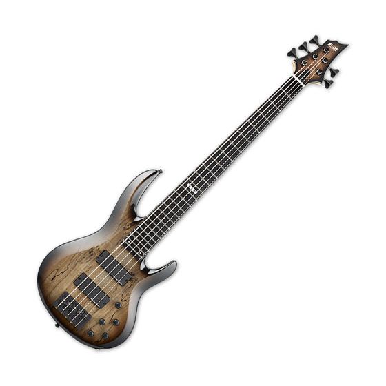 ESP E-II BTL-5 5 String Electric Bass Black Natural Burst, EIIBTL5BLKNB