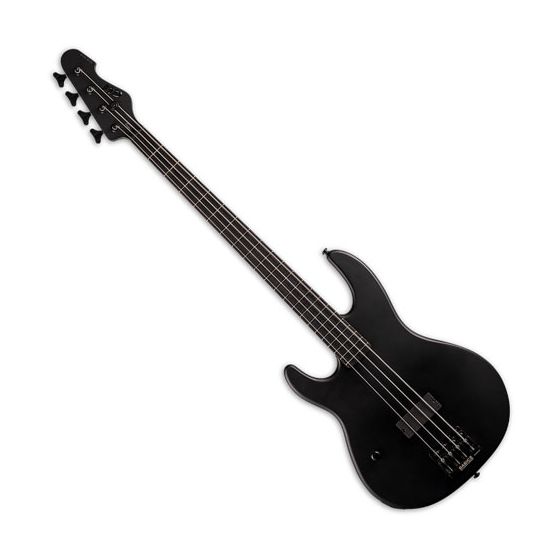 ESP LTD AP-4 Black Metal Left Handed Electric Bass Black Satin, LAP4BKMBLKSLH