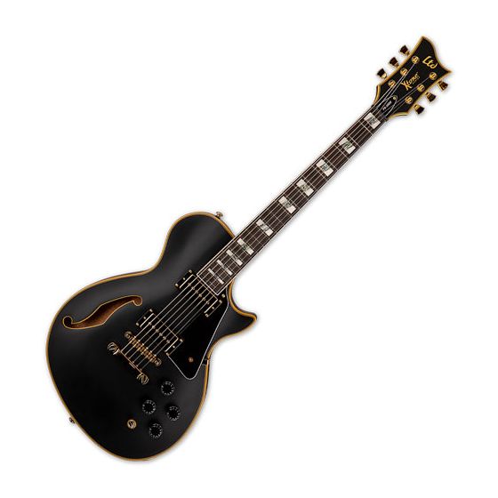 ESP LTD PS-1000 Semi Hollow Electric Guitar Vintage Black, XPS1000VB