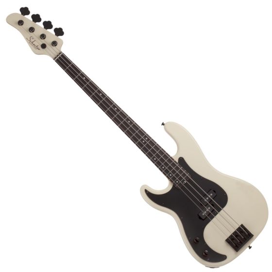 Schecter P-4 Left Hand Electric Bass in Ivory, 2924