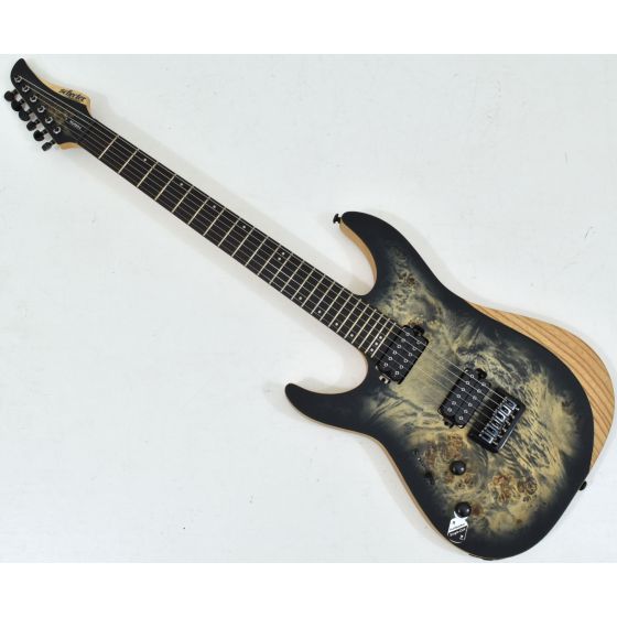 Schecter Reaper-6 Left Handed Electric Guitar Satin Charcoal Burst B-Stock, 1512.B