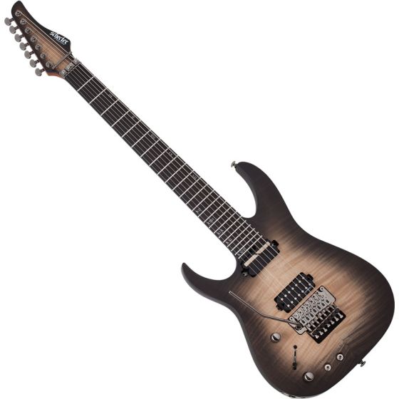 Schecter Banshee Mach-7 FR S Left Handed Electric Guitar Ember Burst, 1431