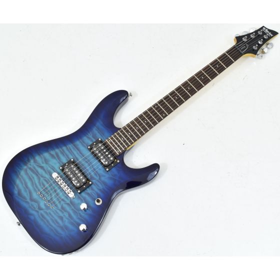 Schecter C-6 Plus Electric Guitar Ocean Blue Burst B-Stock 0718, SCHECTER443.B 0718
