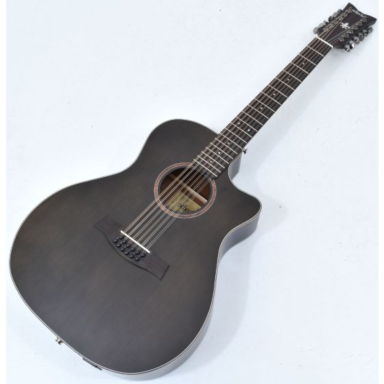 Schecter Orleans Studio-12 Acoustic Guitar Satin See Thru Black B-Stock 9350, 3714.B 9350