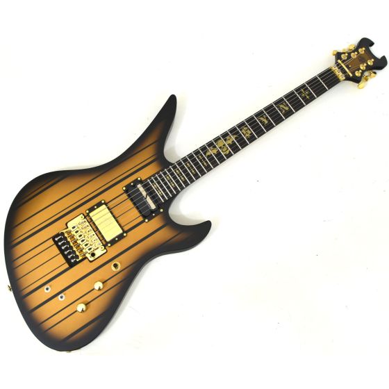 Schecter Synyster Custom-S Electric Guitar Satin Gold Burst B-Stock 3844, SCHECTER1743