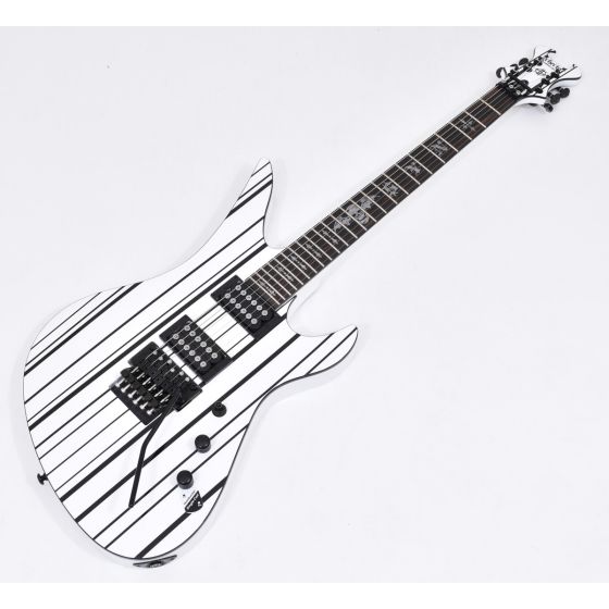 Schecter Synyster Standard Electric Guitar Gloss White Black Pinstripes B-Stock 0089, SCHECTER1746.B 0089