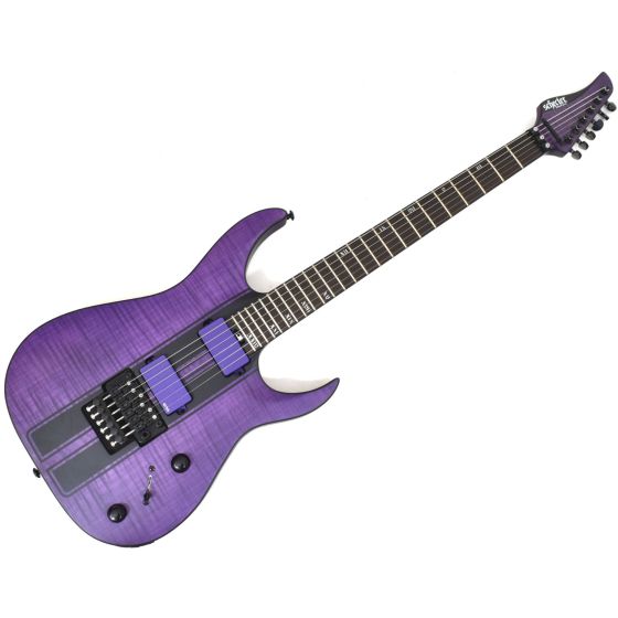 Schecter Banshee GT FR Electric Guitar Satin Trans Purple B-Stock 0363, SCHECTER1521